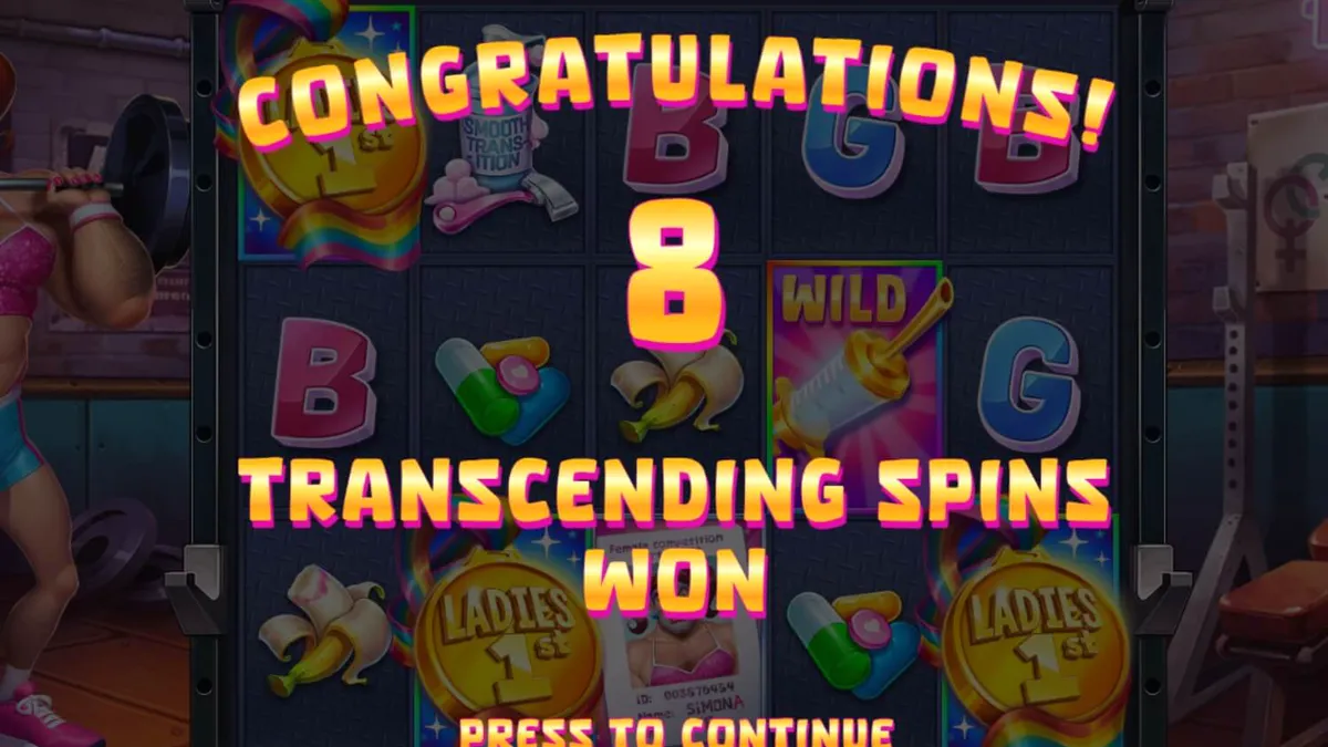 Tampilan visual slot Transformers dengan gaya neon-noir dan karakter utama yang dominan
